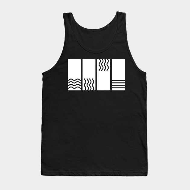 Minimal Four Elements Tank Top by MeatMan